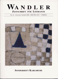Wandler Zeitschrift f&uuml;r Literatur No 26
