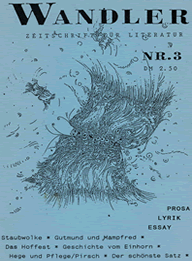 Wandler Zeitschrift f&uuml;r Literatur No 3