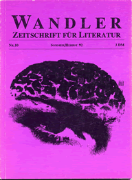 Wandler Zeitschrift f&uuml;r Literatur No 10
